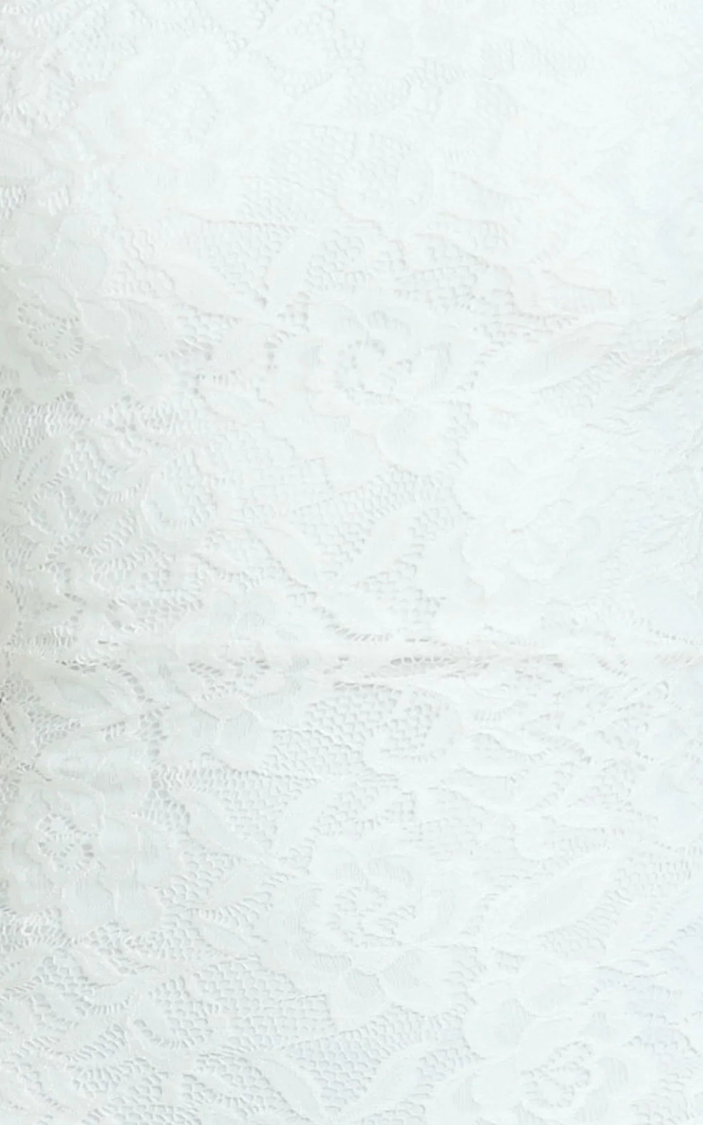 Miller Mini Dress - Lace Twist Off Shoulder Bodycon Dress in White