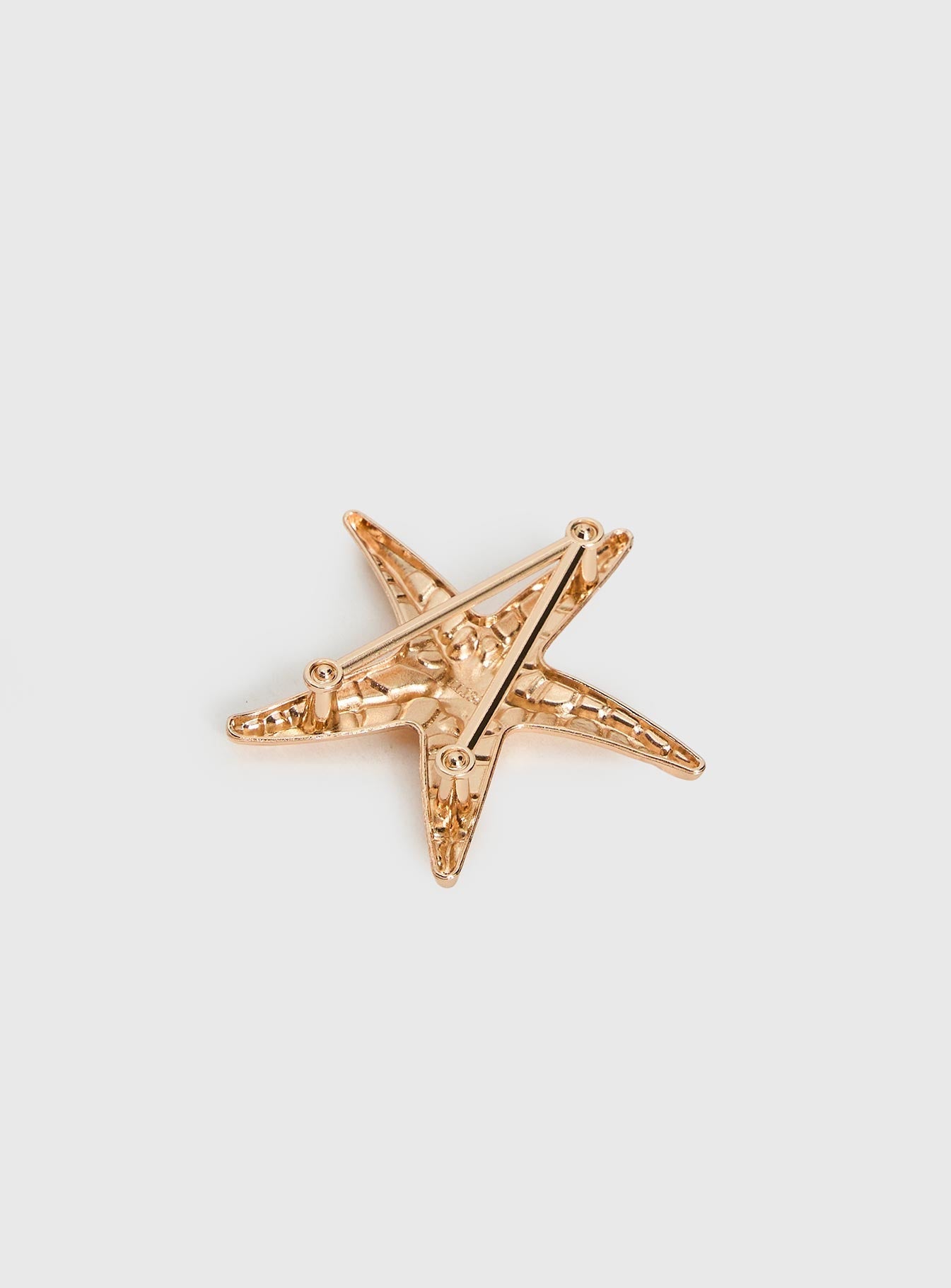 Best Time Star Brooch Gold