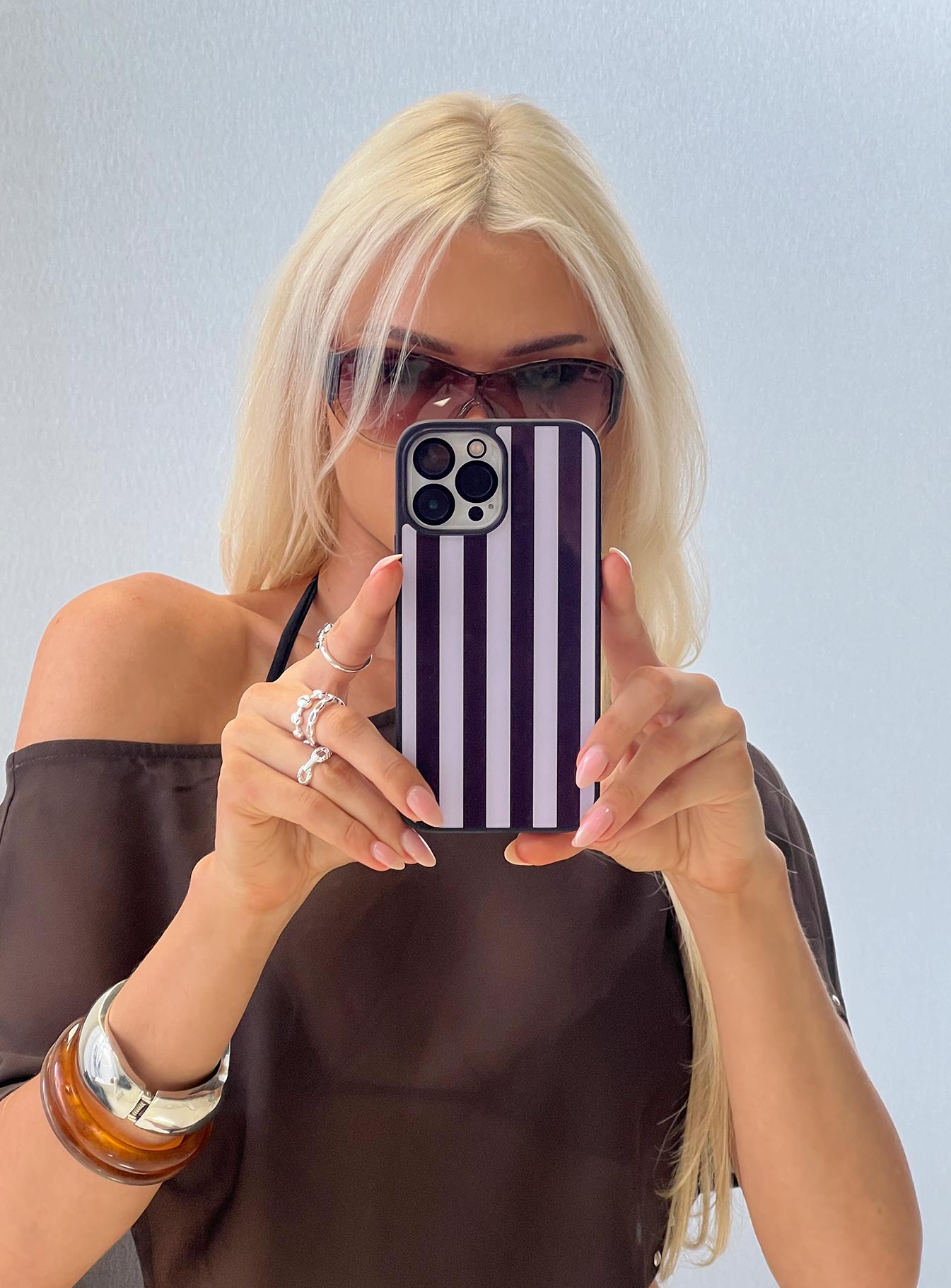 Baby Steps iPhone Case Purple / Chocolate