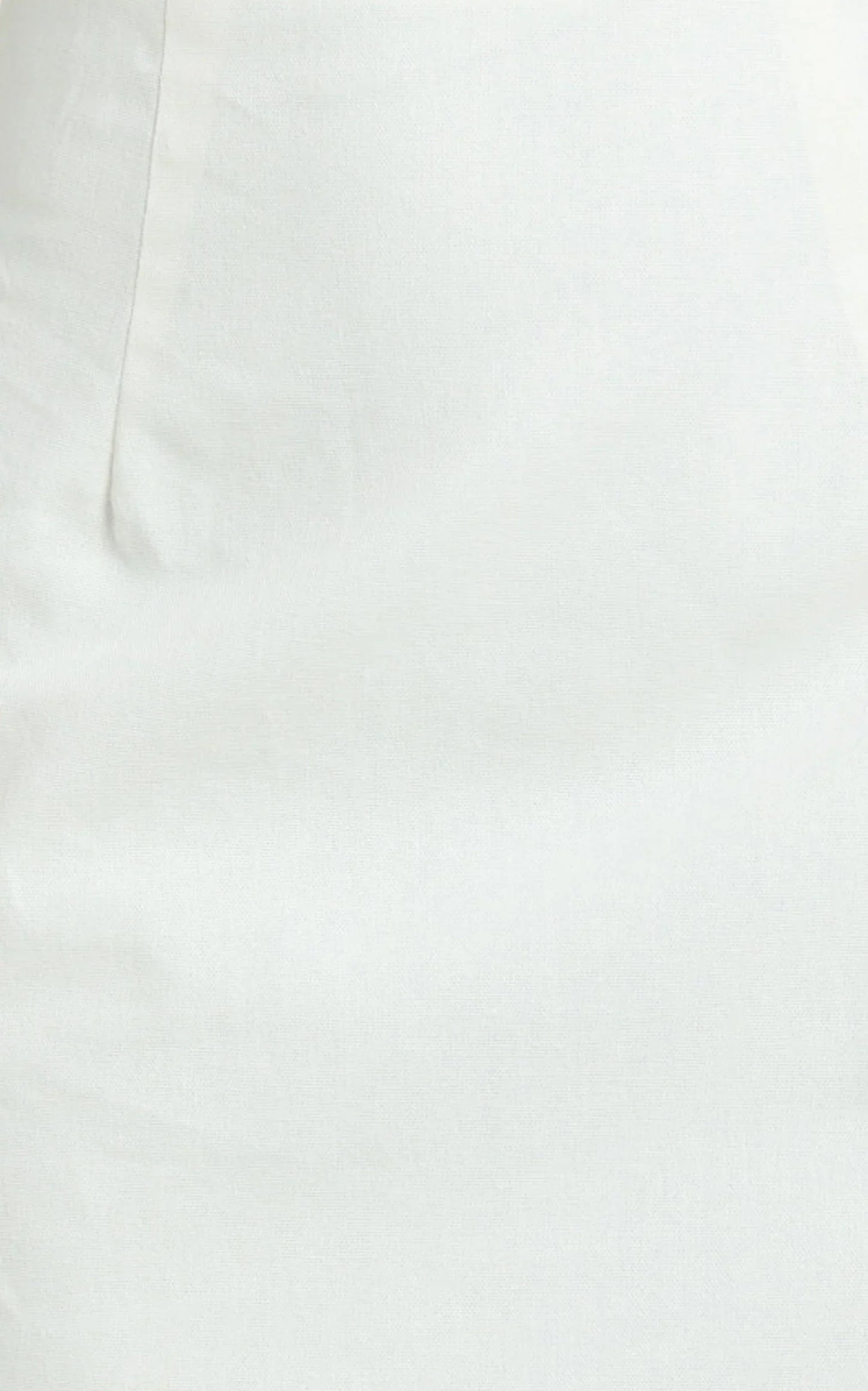 Mindy Mini Skirt - Linen Look A Line Side Split Skirt in White