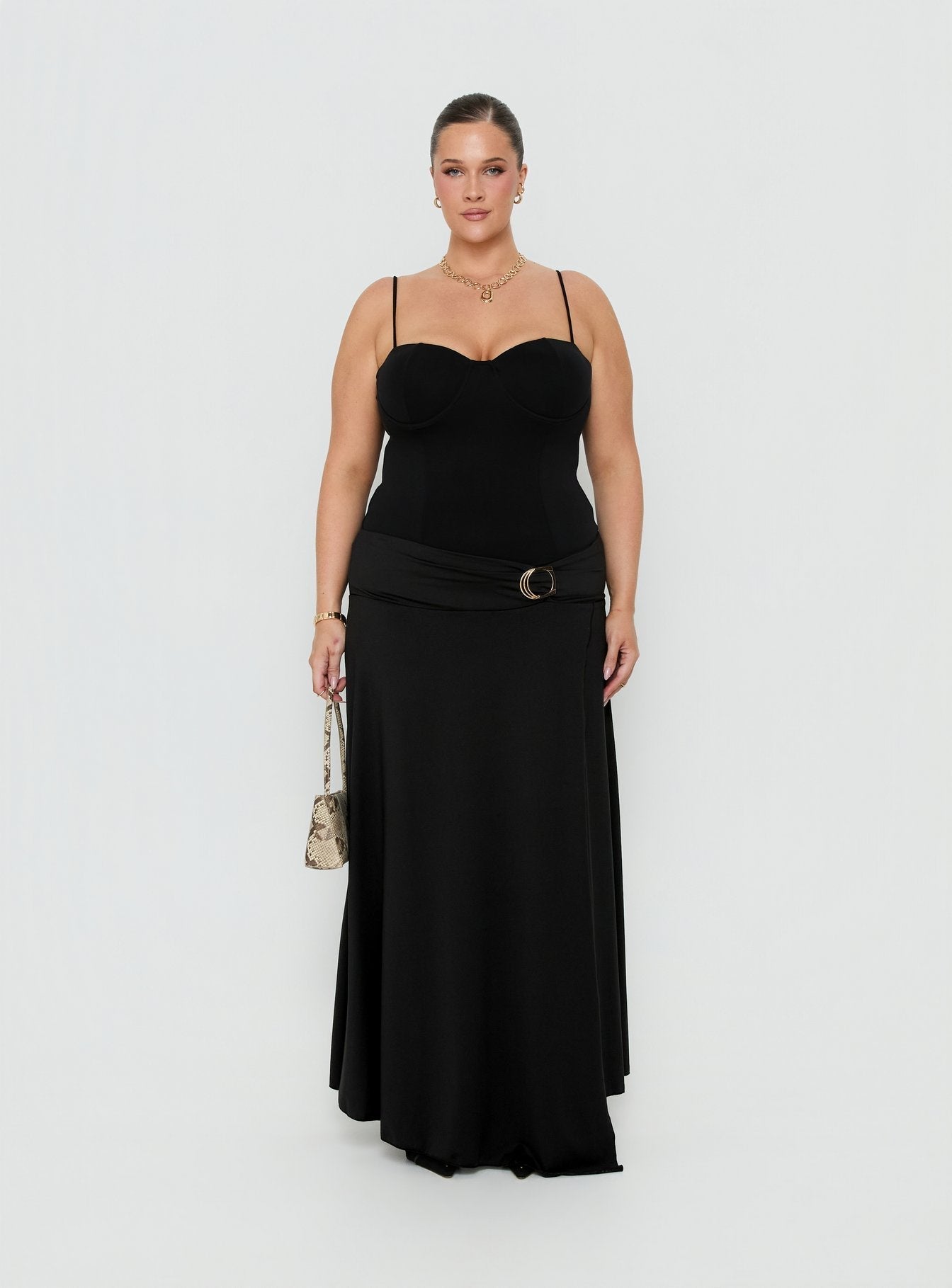 Anataza Underwire Top Black Curve