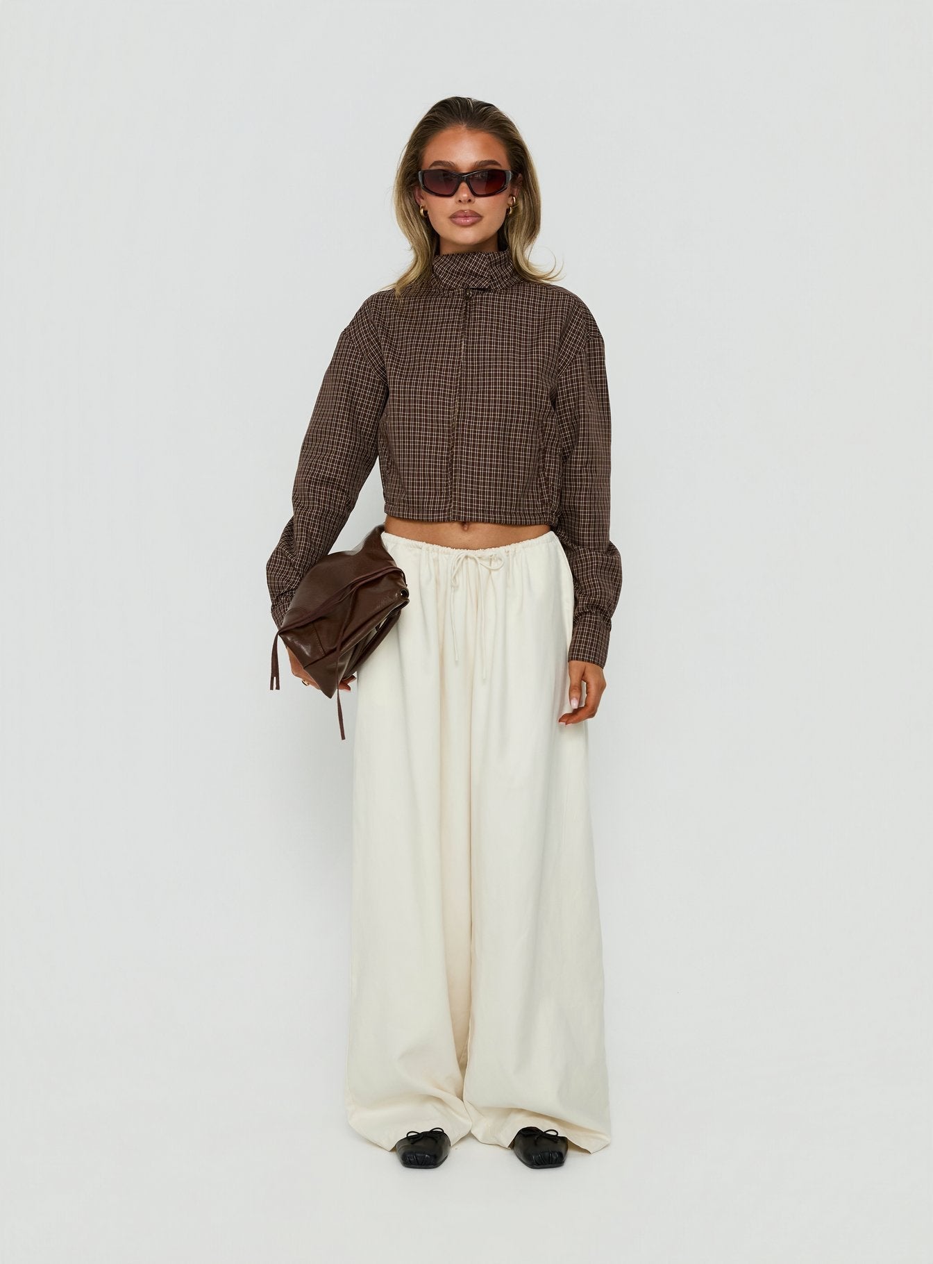 Aura Jacket Chocolate Plaid