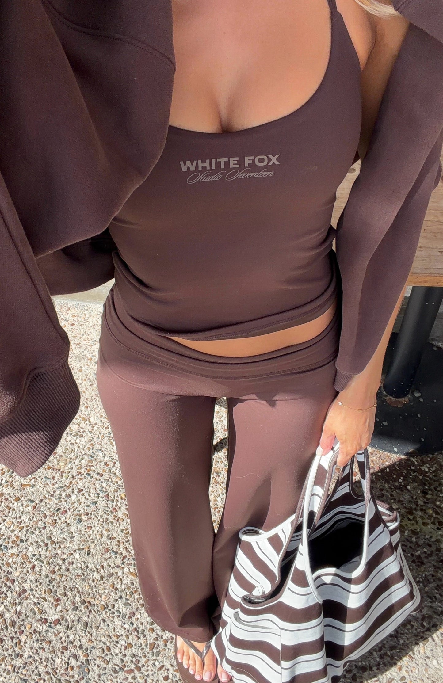 Studio 17 Lila Wide Leg Pants Chocolate