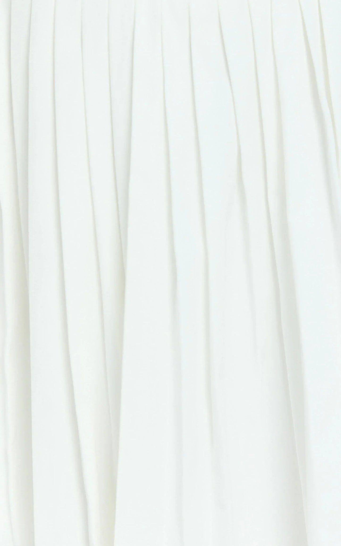 Nicolette Mini Dress - Square Neck Strappy Tie Shoulder Drop Waist Pleated Skirt Dress in Off White