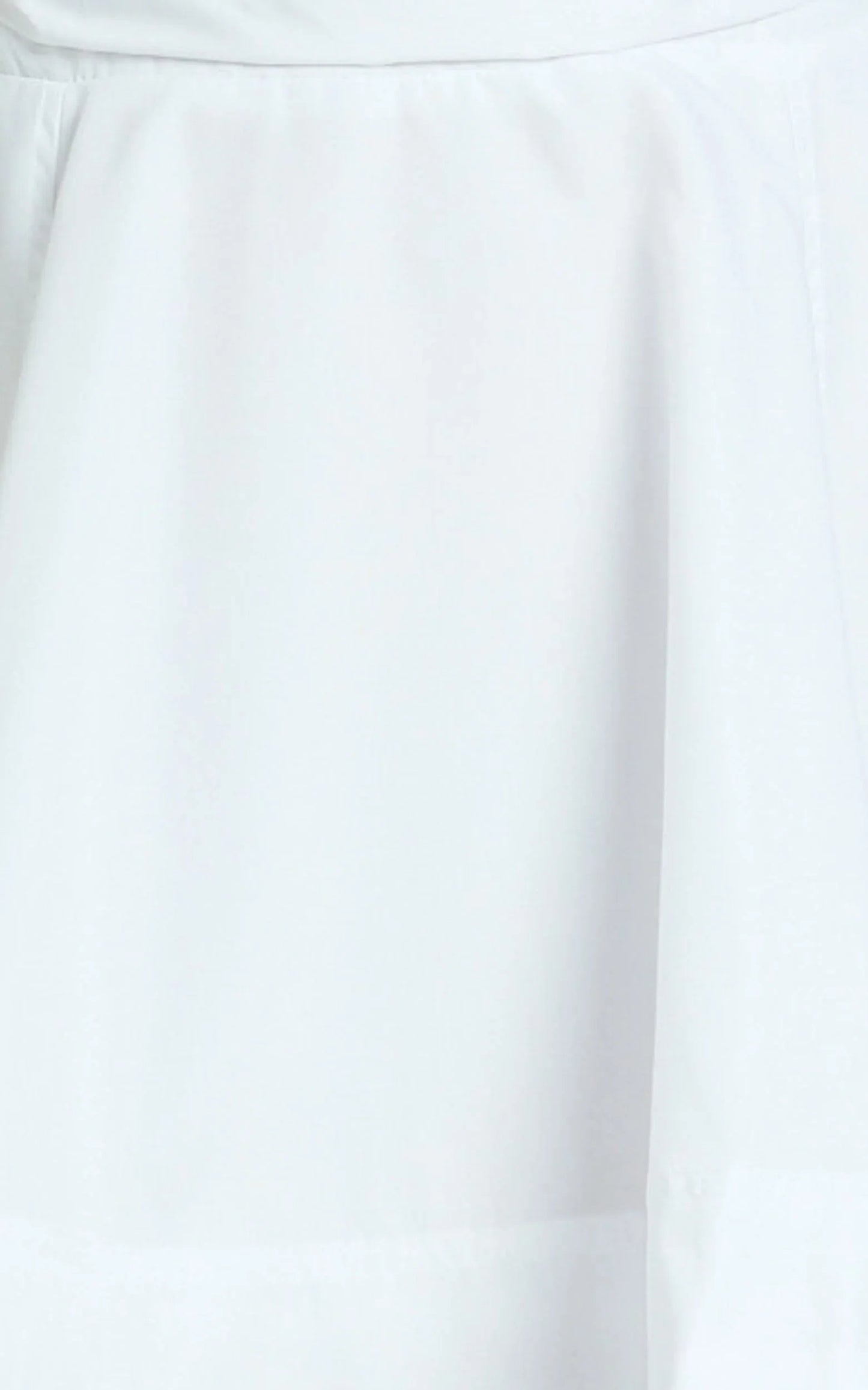 Kristy Mini Dress - V Neck Tie Bust A Line Dress in White
