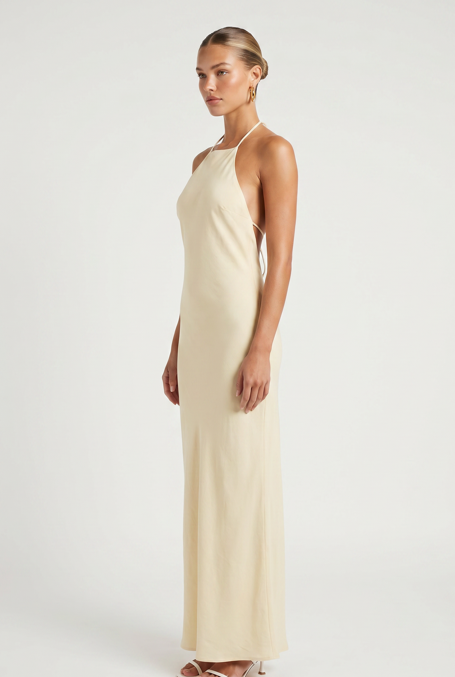 Elsie Maxi Halter Dress