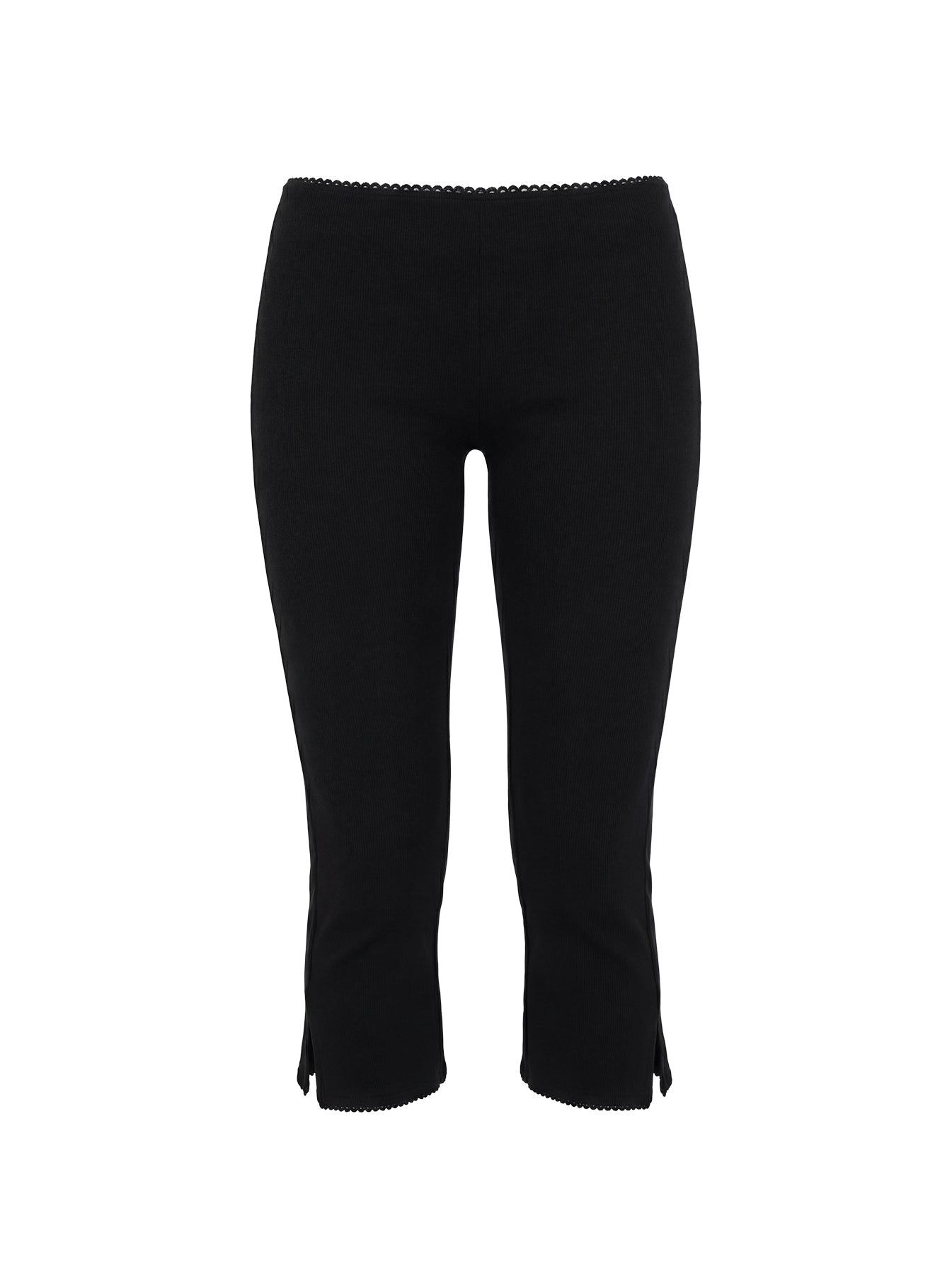 Baseline Rib Capri Pants Black Petite