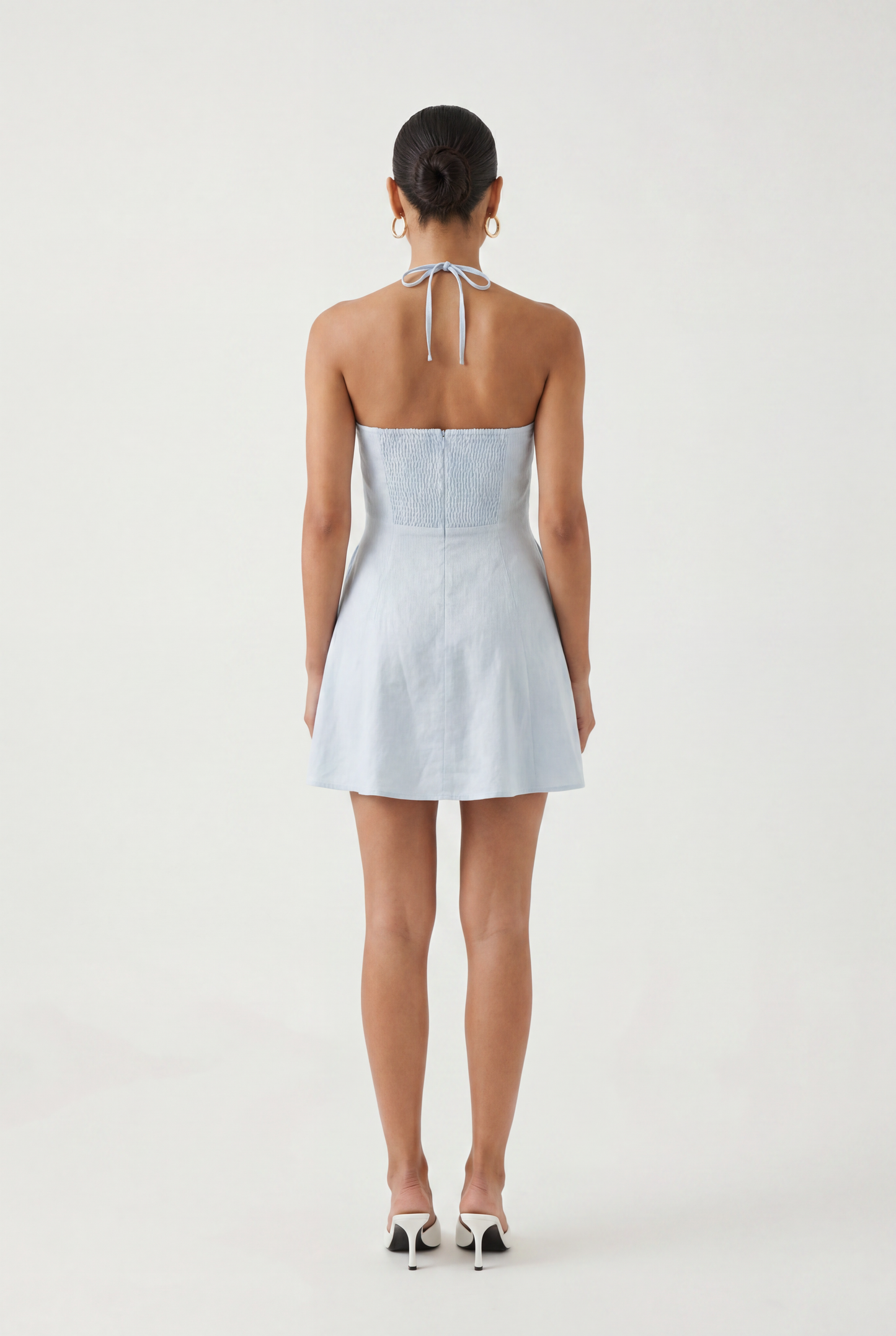 Open Sky Linen Mini Dress