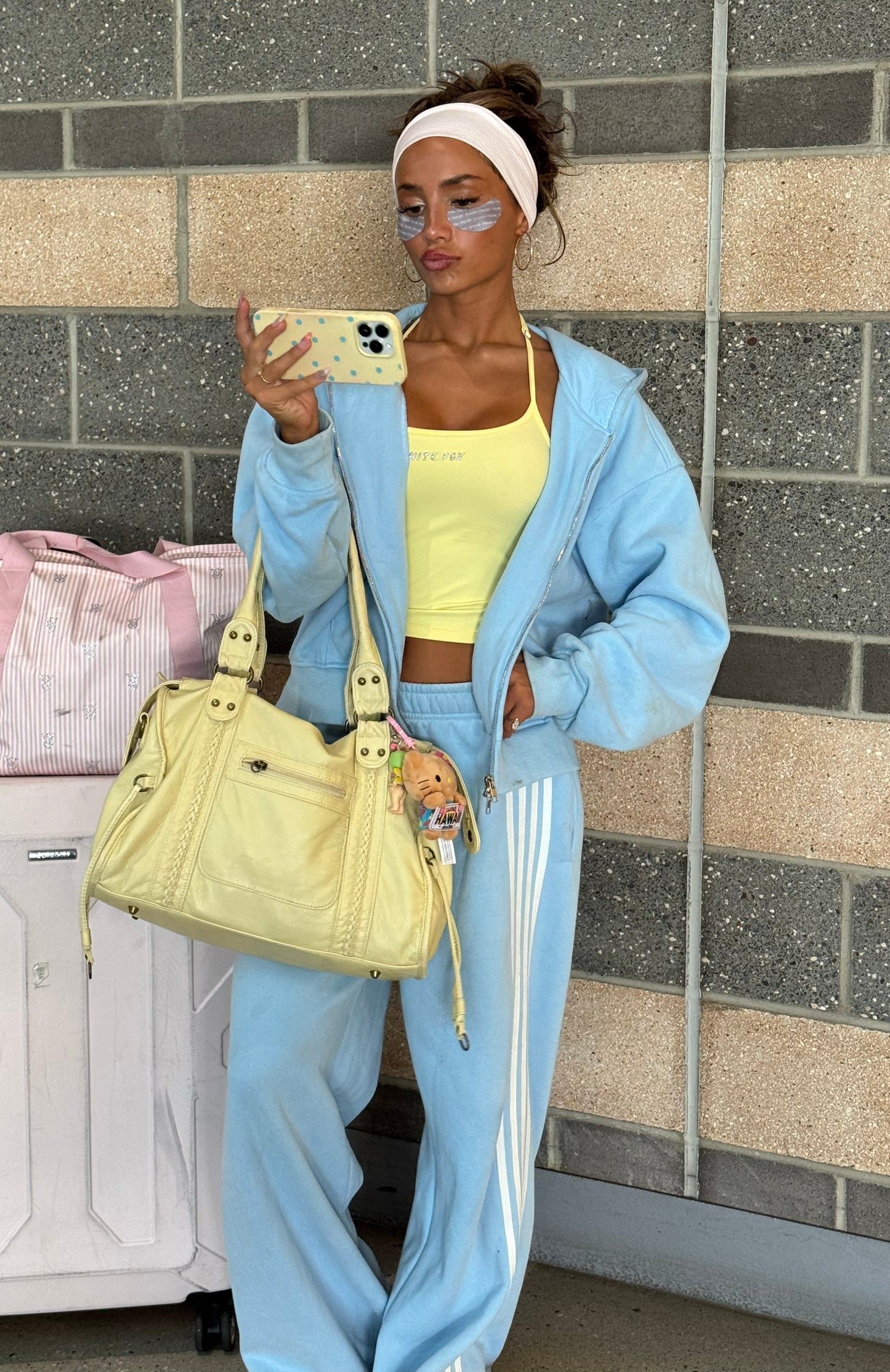 Release 15 Asalia Wide Leg Sweatpants Blue