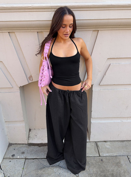 Bungala Oversized Relaxed Pants Black