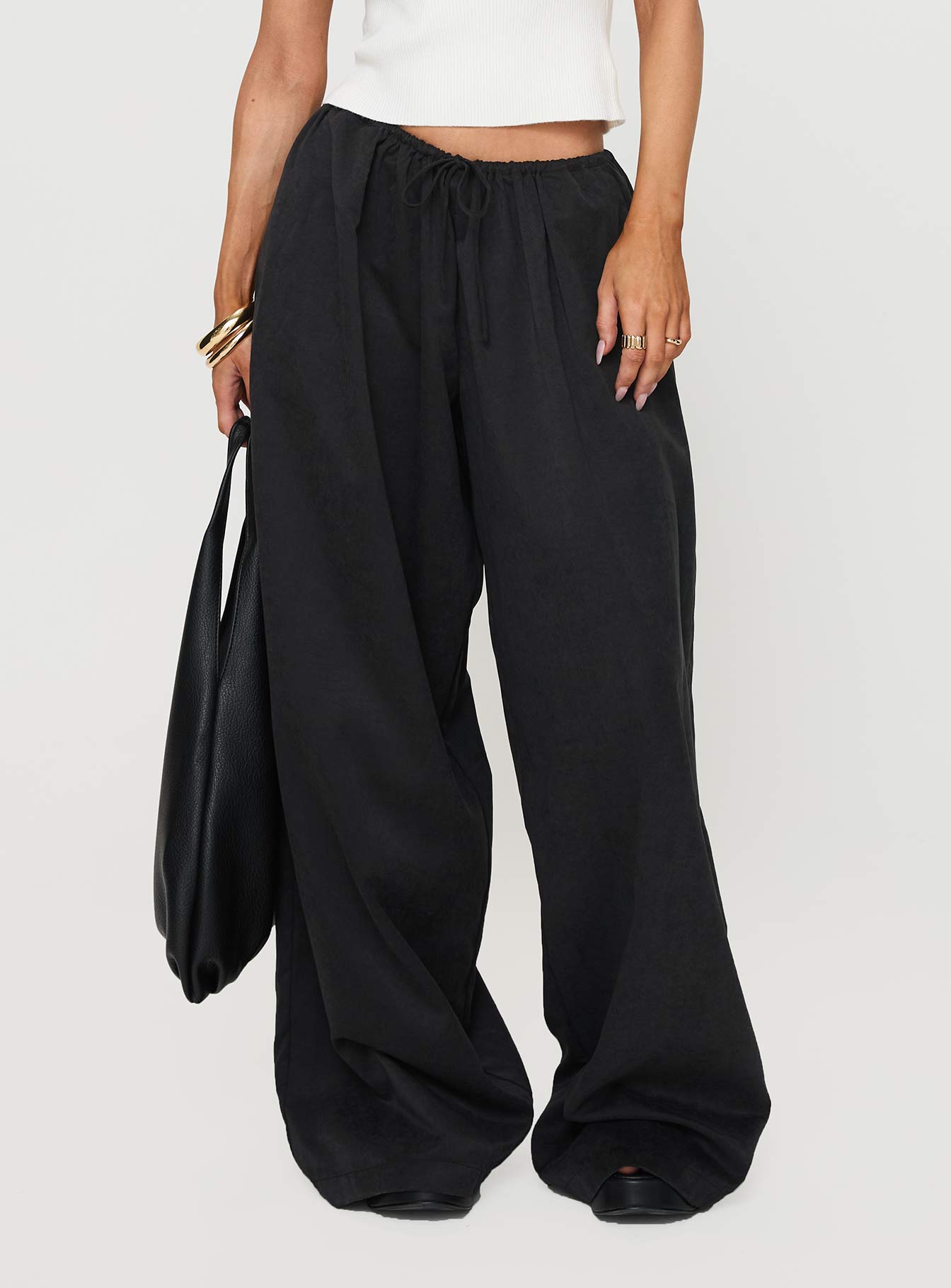 Bungala Oversized Relaxed Pants Black