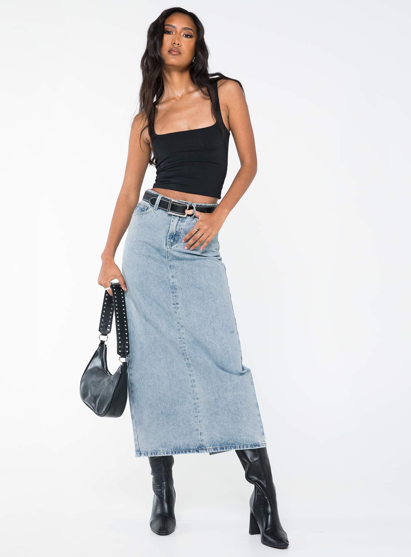 Back In Time Top Black