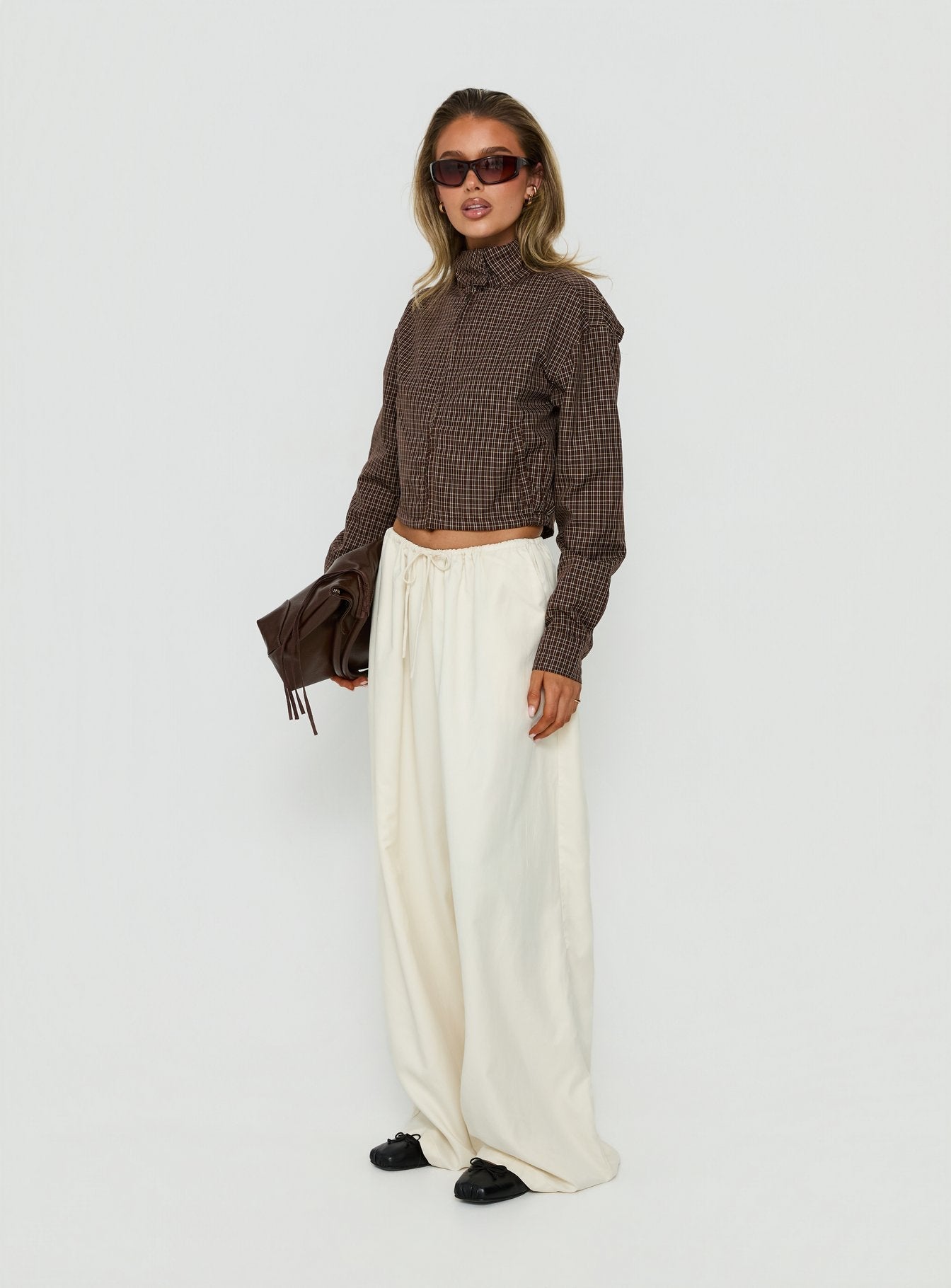 Bungala Oversized Relaxed Pants Ivory
