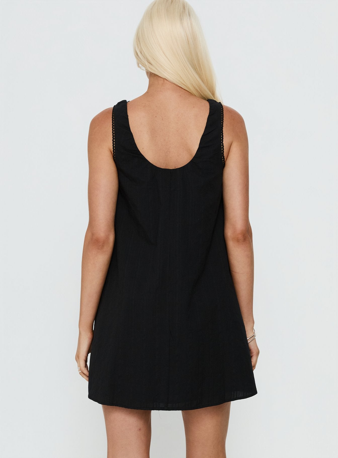 Antiquity Swing Mini Dress Black