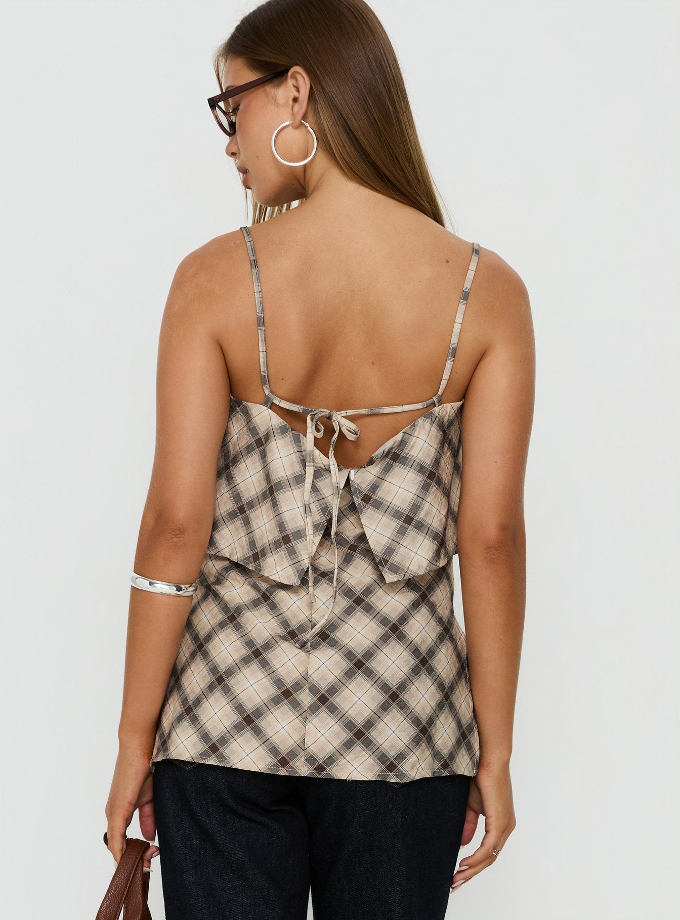 Blush Baby Flowy Cami Top Check