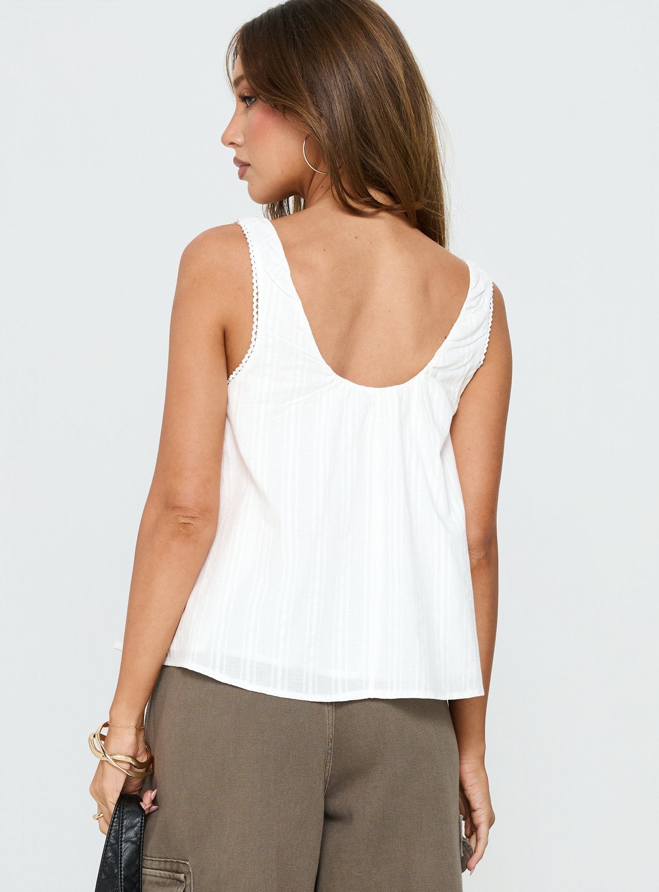 Antiquity Babydoll Top White