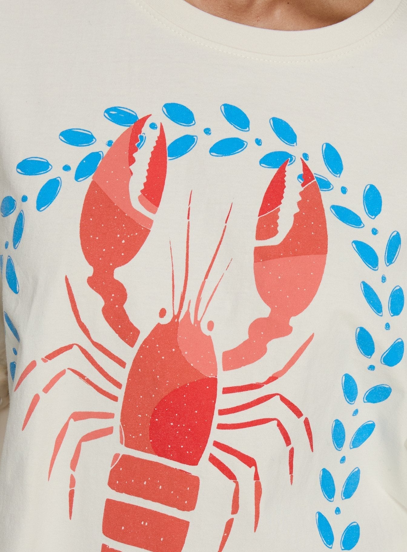 Amalfi Love Oversized Graphic Tee Off White