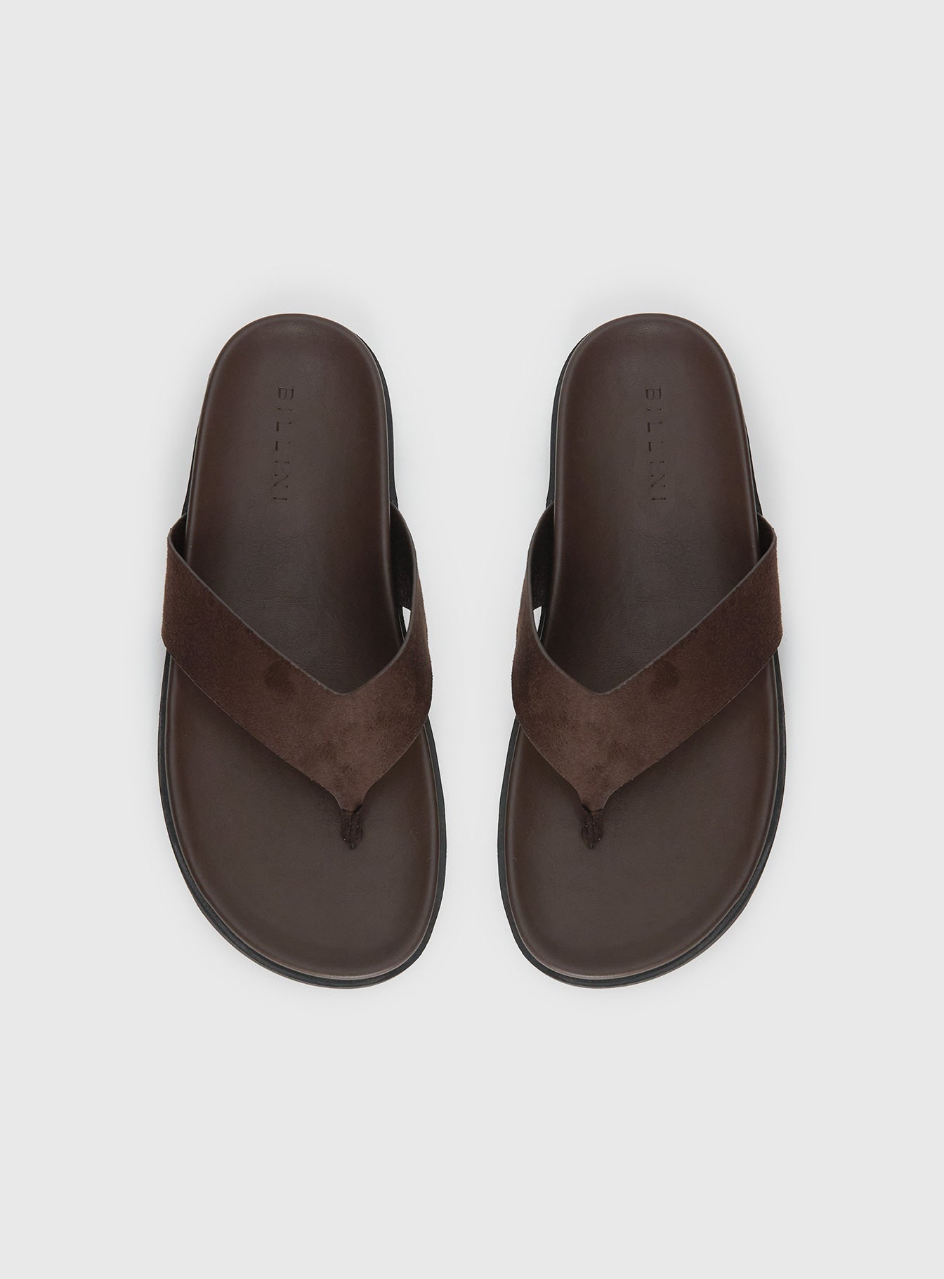 Billini Aila Sandals Dark Cacao Faux Suede