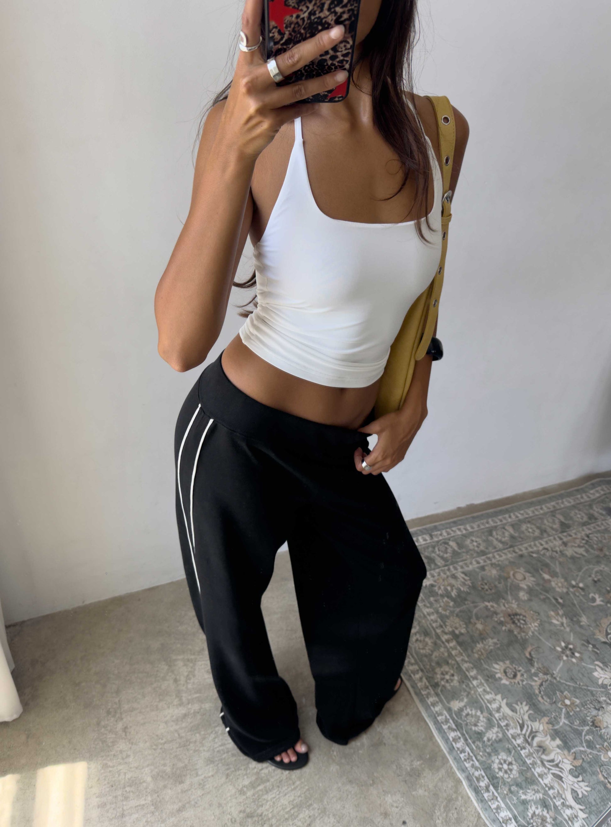 Ascenda Straight Leg Track Pant Black