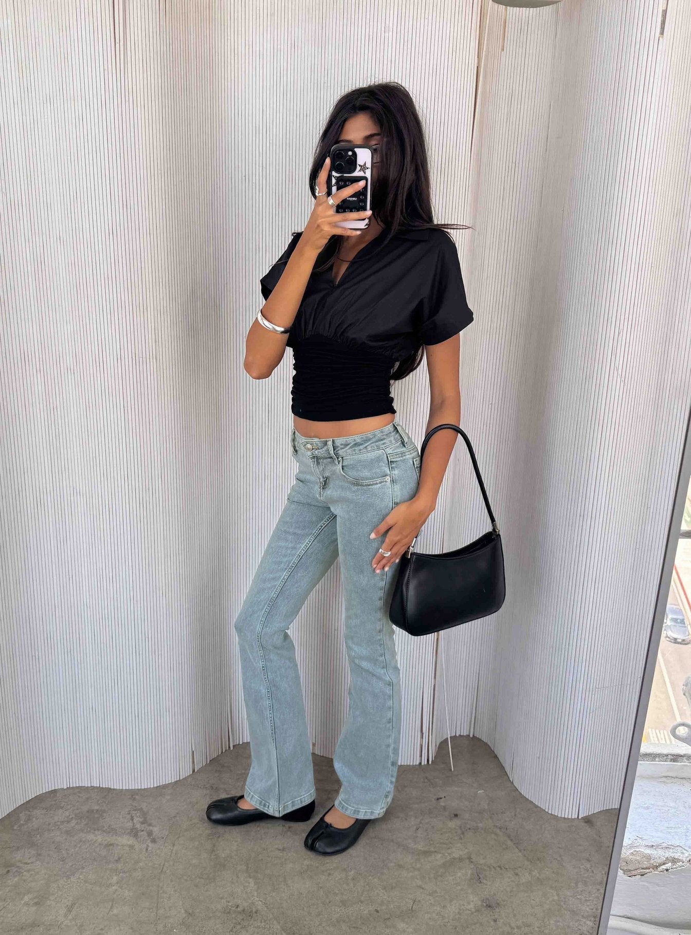 Bethany Low Rise Bootleg Jeans Ice Wash