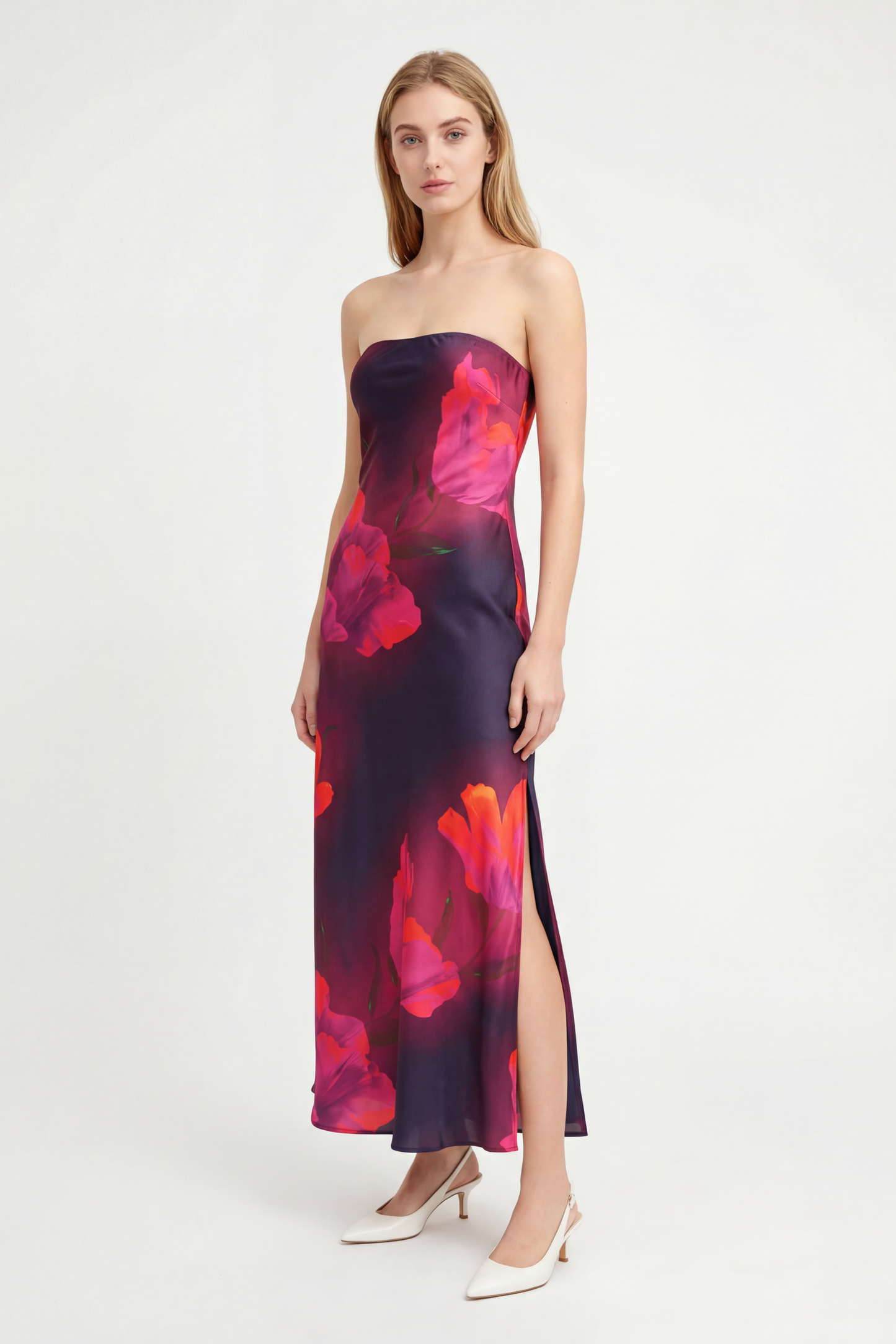 Andi Strapless Midi Dress