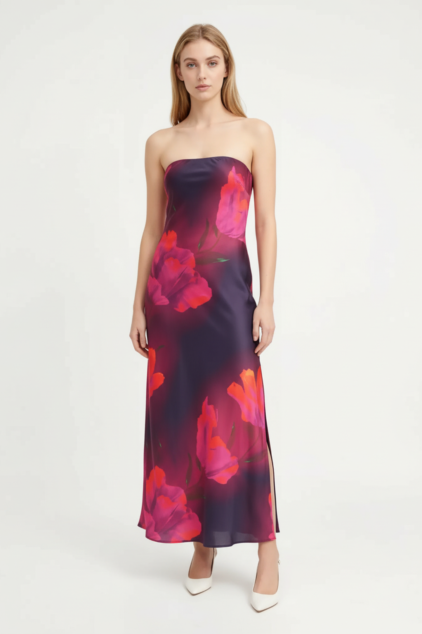 Andi Strapless Midi Dress
