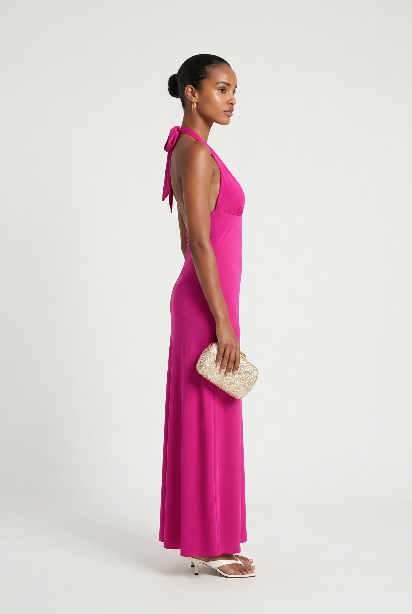 Aria Halter Maxi Dress
