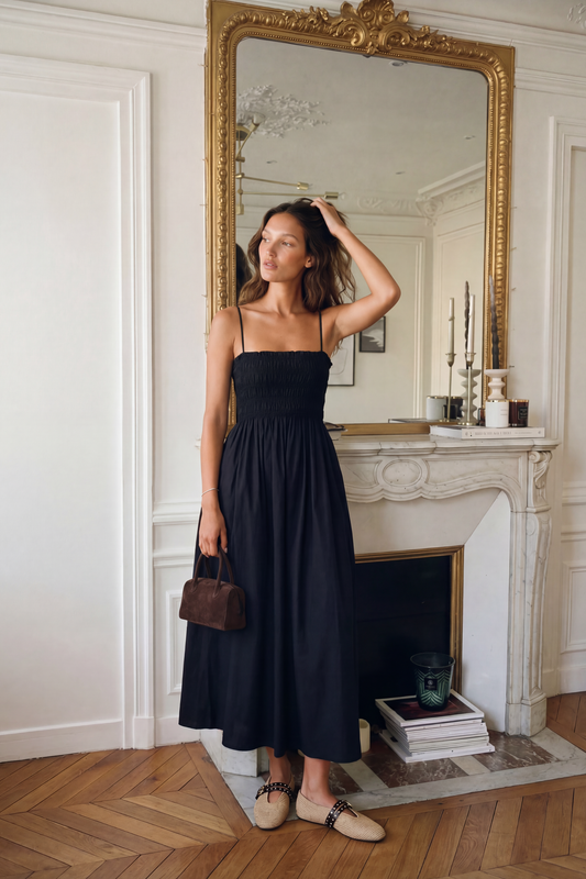 Cornelia Poplin Midi Dress