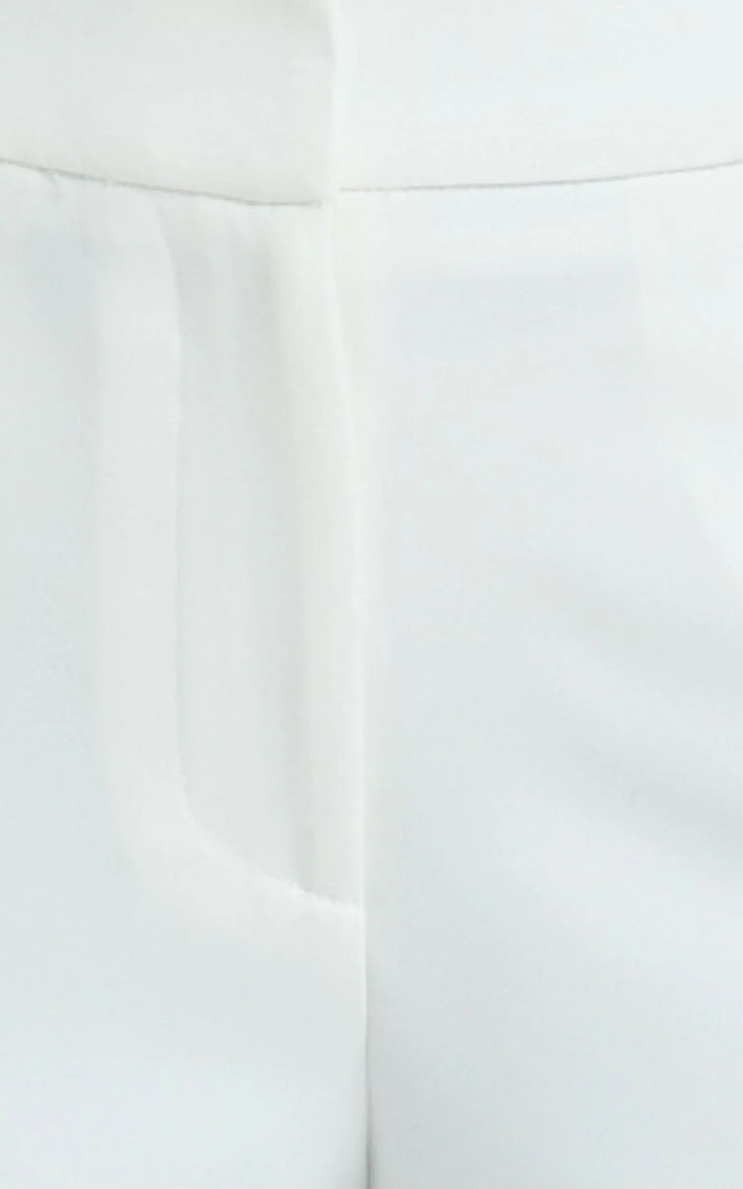 Kobby Pants - High Waist Turnup Ankle Length Pants in Off White