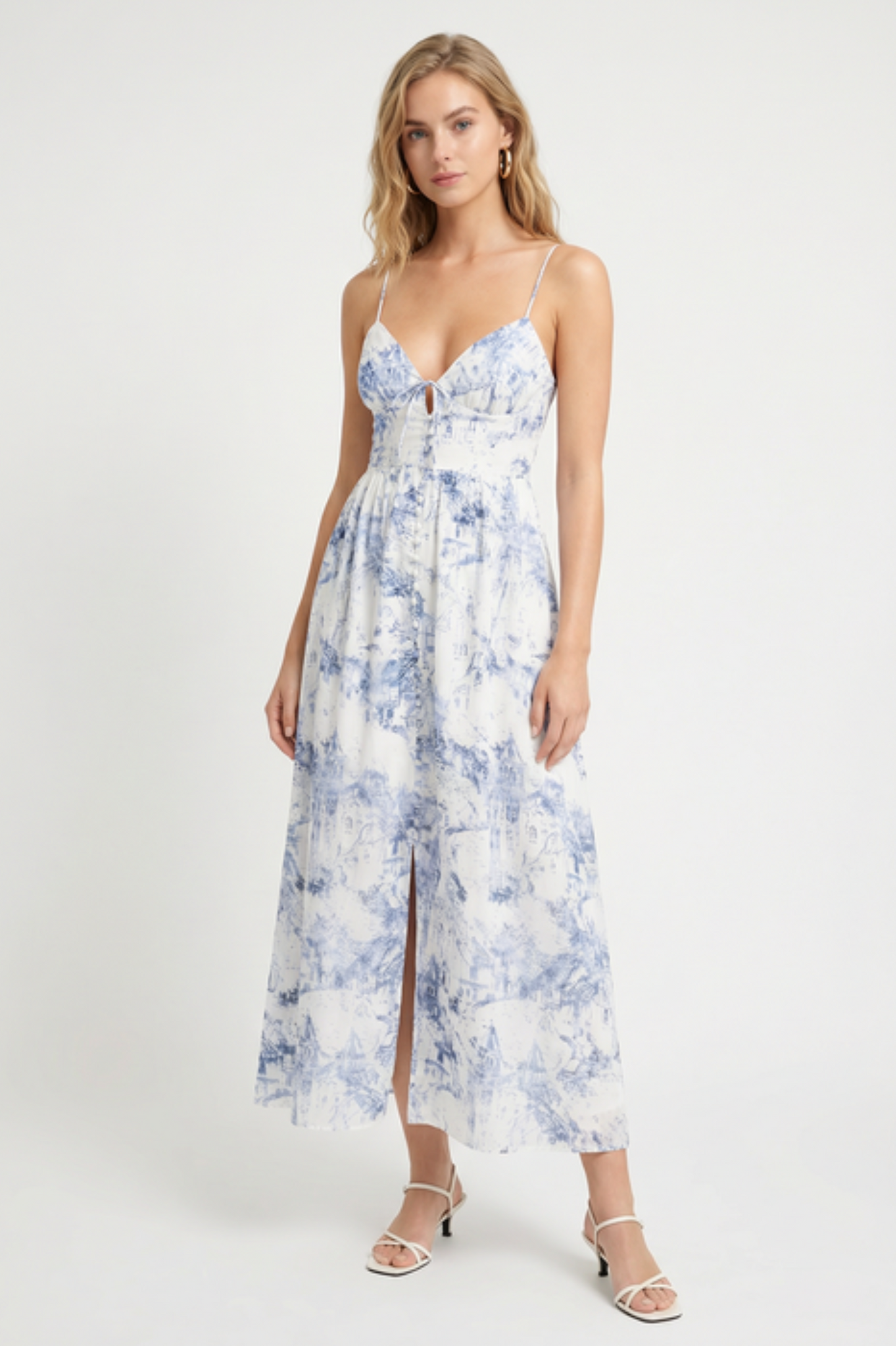 Porcelain Midi Dress