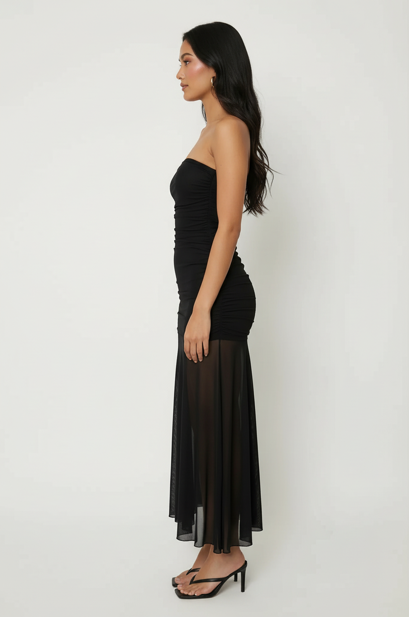 Yasmin Mesh Midi Dress