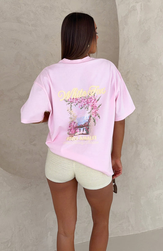 Amalfi Moments Oversized Tee Pink