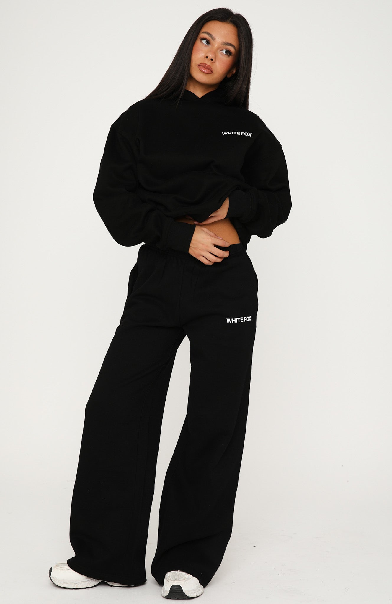 Core Classic Wide Leg Sweatpants Black