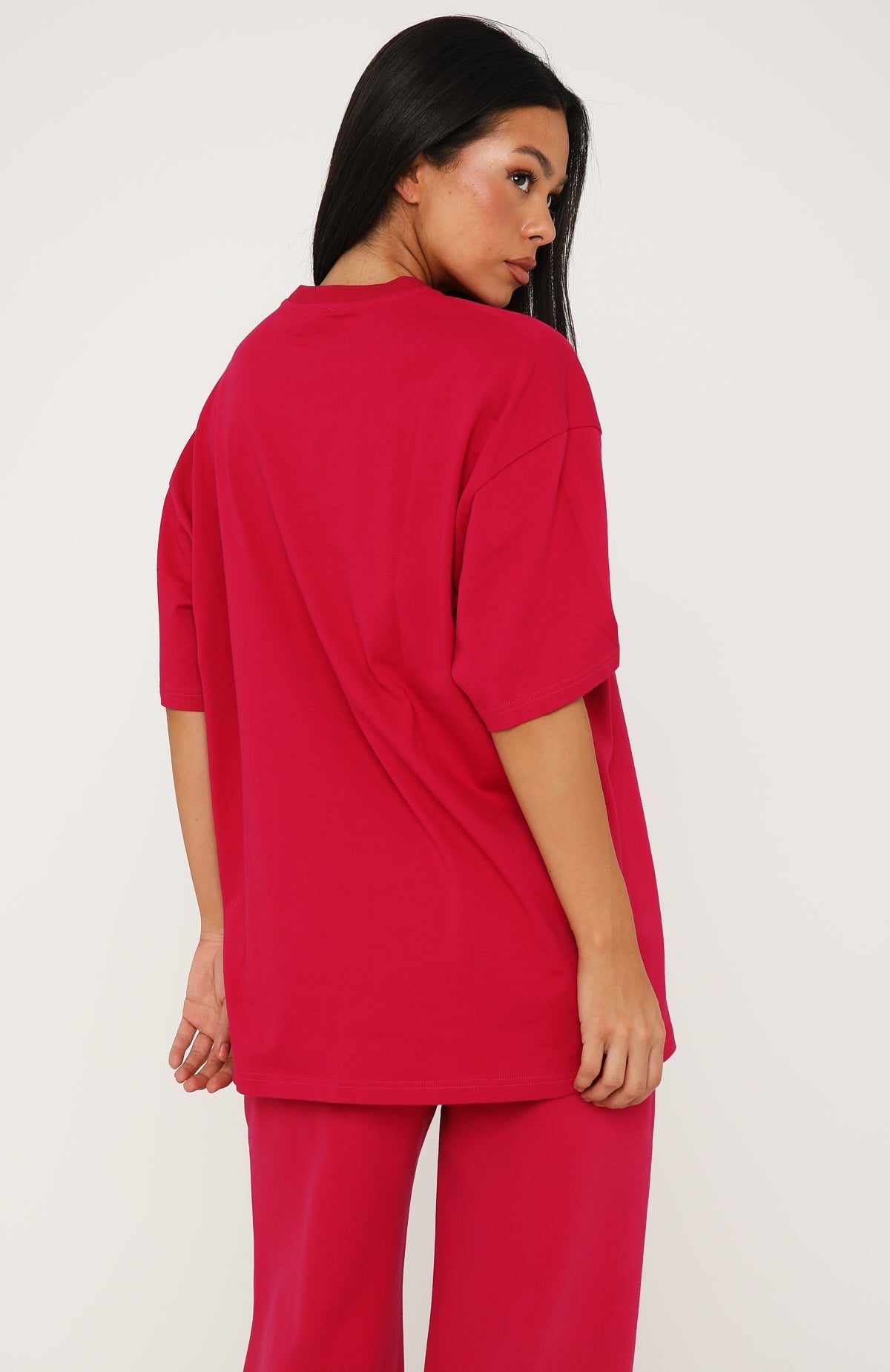 Core Classic Oversized Tee Berry