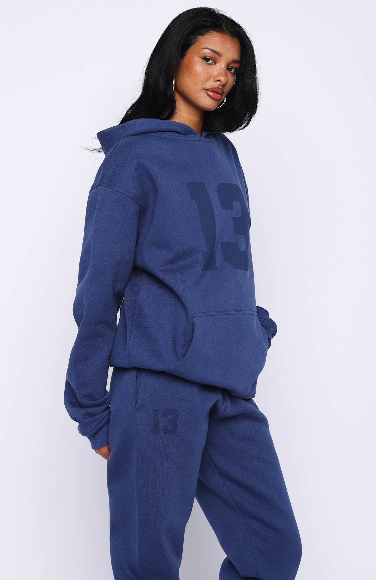 It's Your Chance Oversized Hoodie Navy