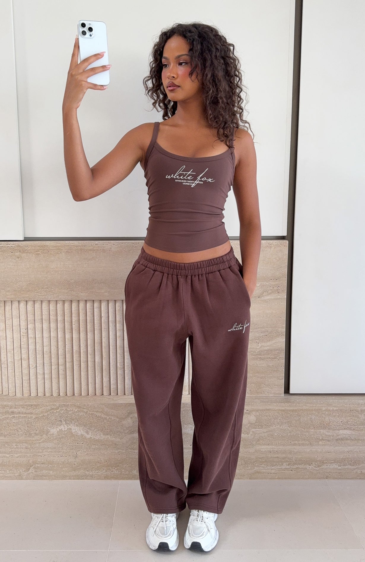 Know What You Want Singlet Top Chocolate