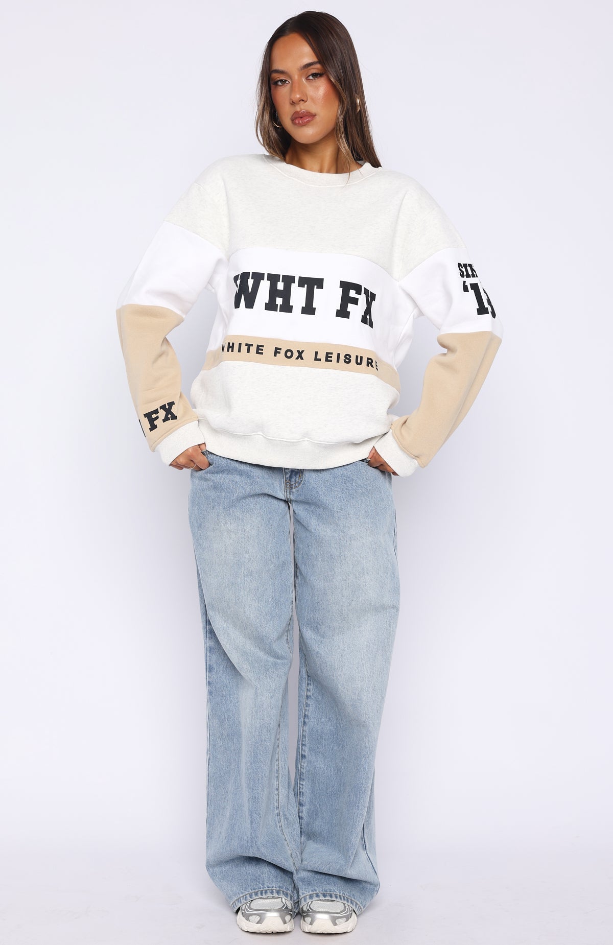 Latest And Greatest Oversized Sweater Neutral