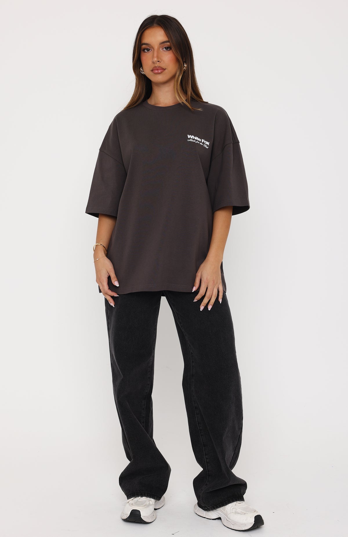 Made For The Heat Oversized Tee Charcoal