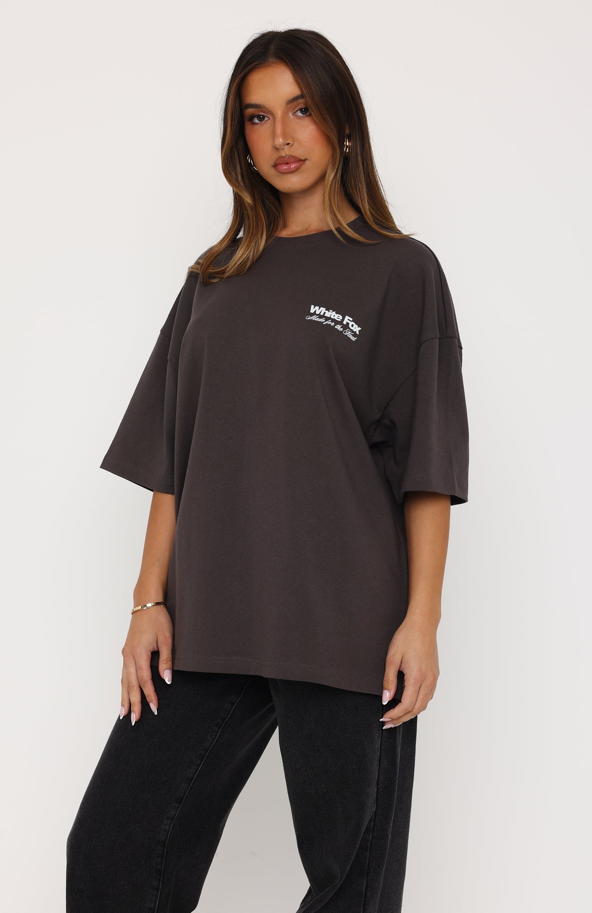 Made For The Heat Oversized Tee Charcoal