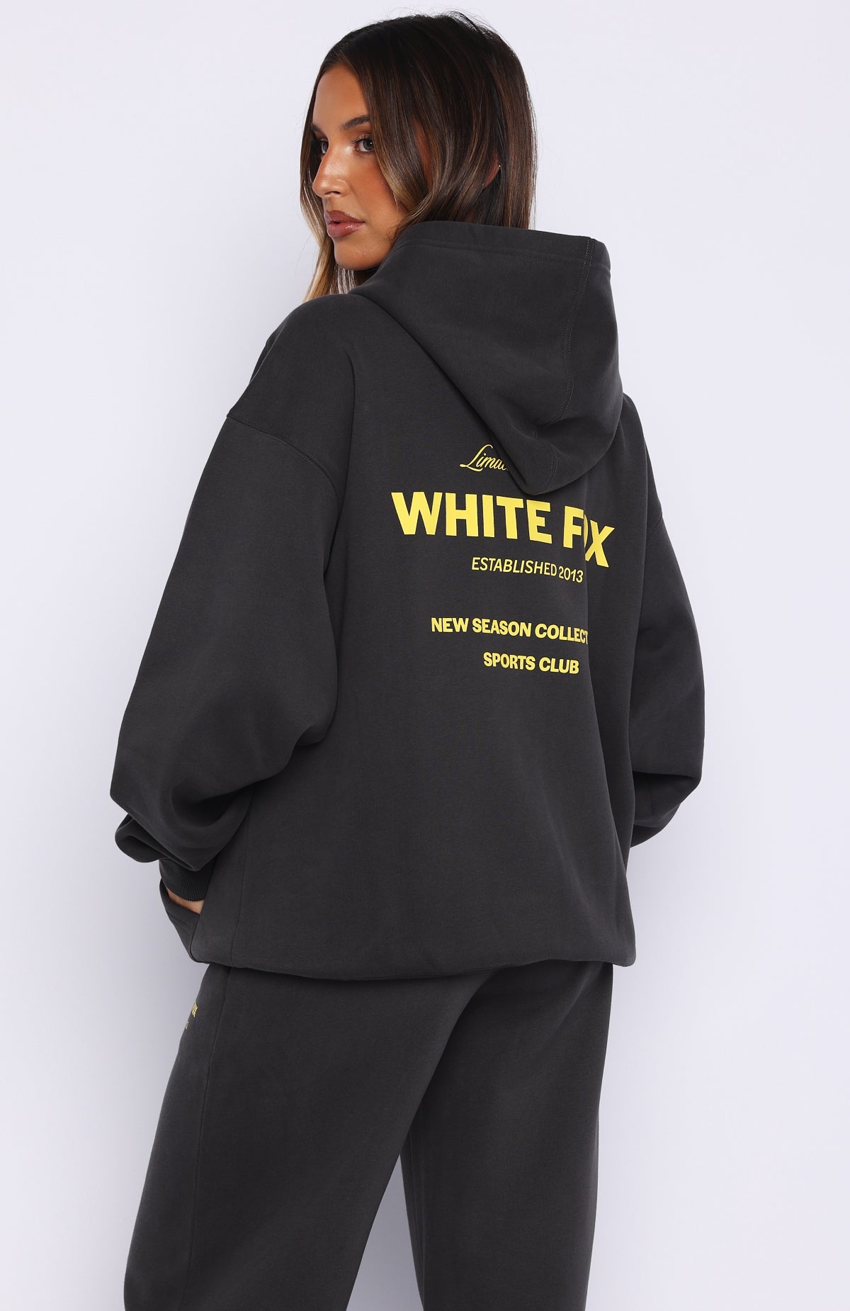 Proving Myself Wrong Zip Front Hoodie Charcoal