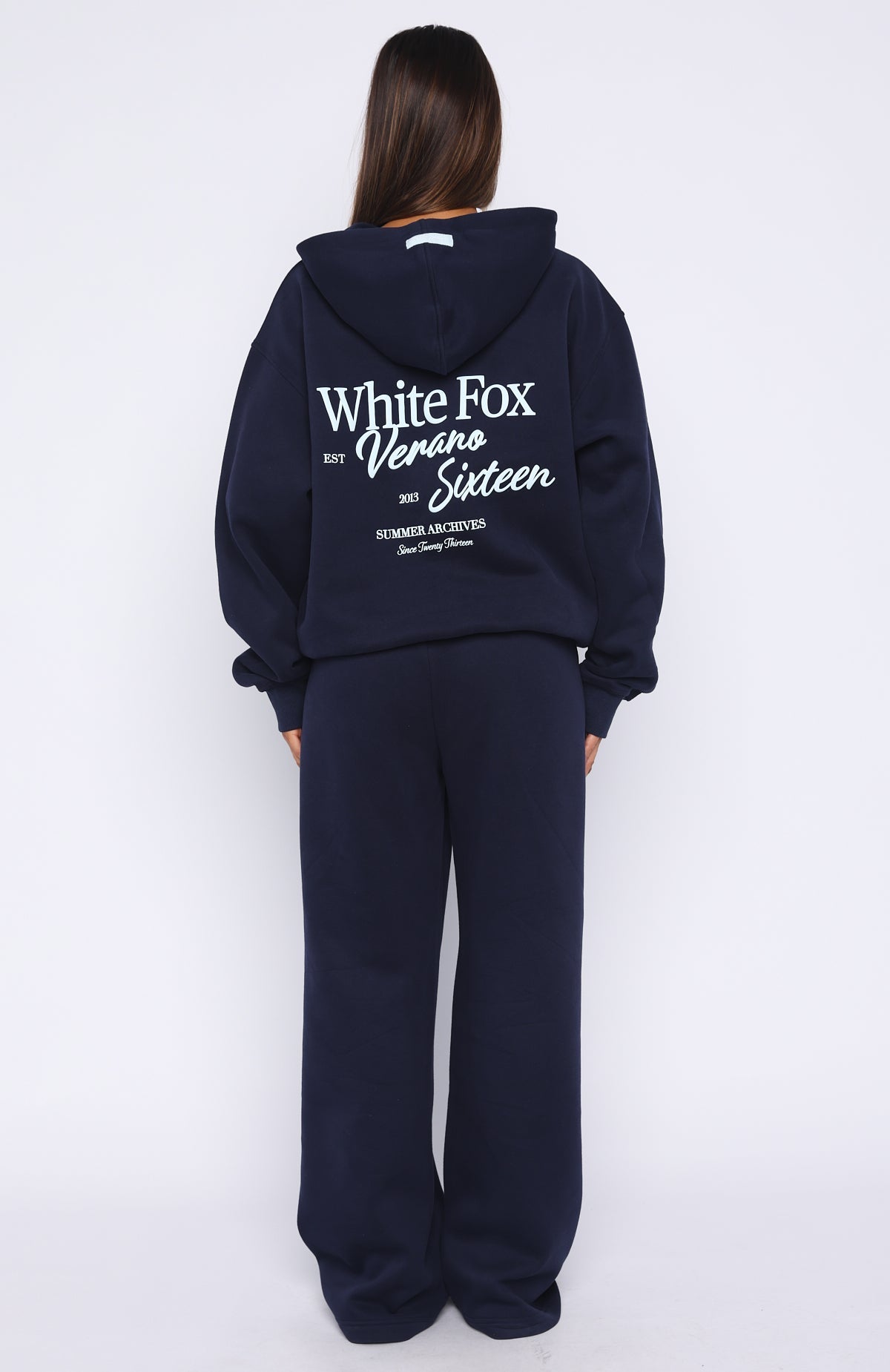 Verano Sixteen Lilia Wide Leg Sweatpants Navy